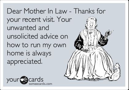 Or your in-laws?