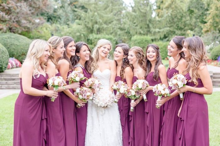 Bridesmaids Dresses: Floral or Non-Floral? 2