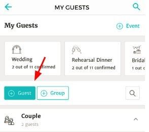 How do you add guests on the app? 1