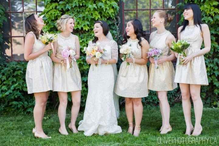 A) All short dresses!
