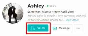 follow a user