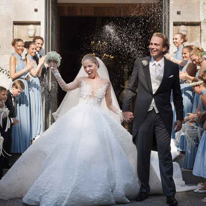 E) A million dollar wedding dress like Victoria Swarovski