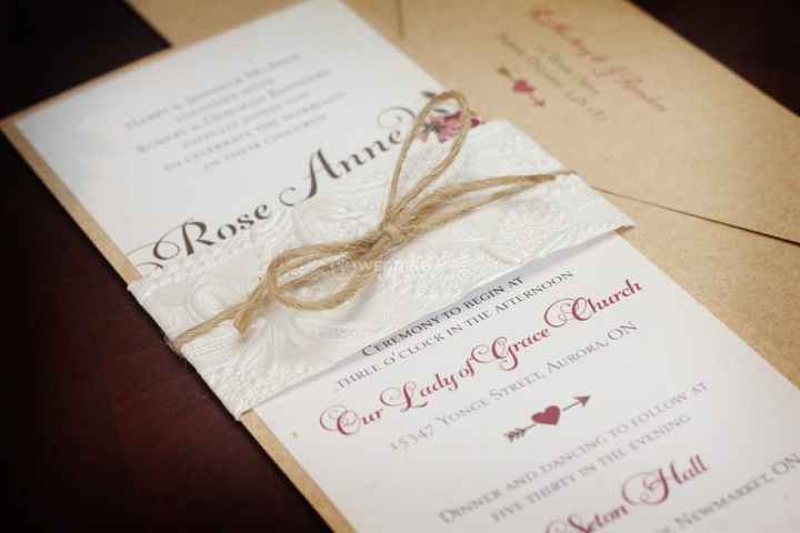 Rustic Wedding Invitation