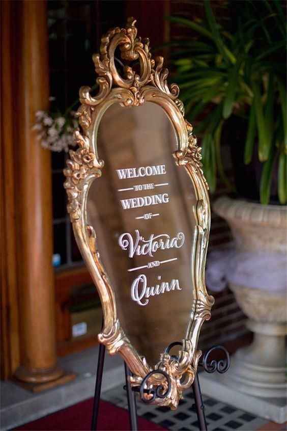 Classic Wedding Sign