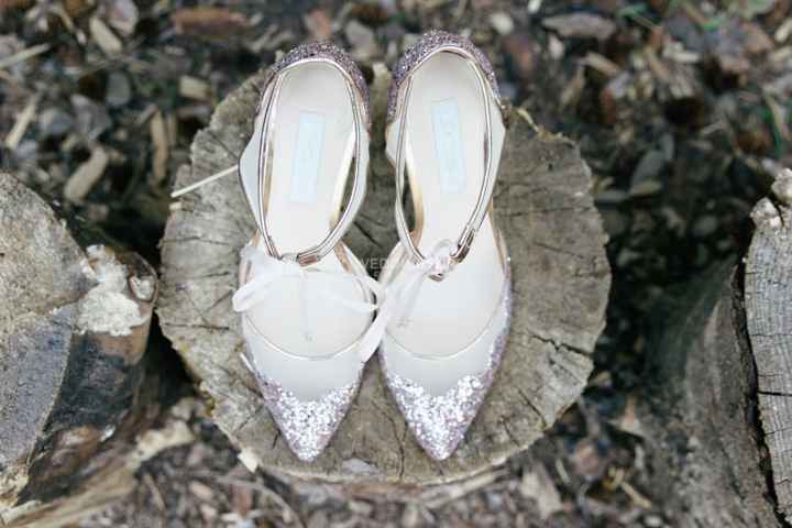 Glittery Wedding Shoes