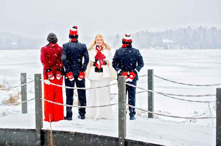 Hat, gloves, scarves, jacket - I'm cold!