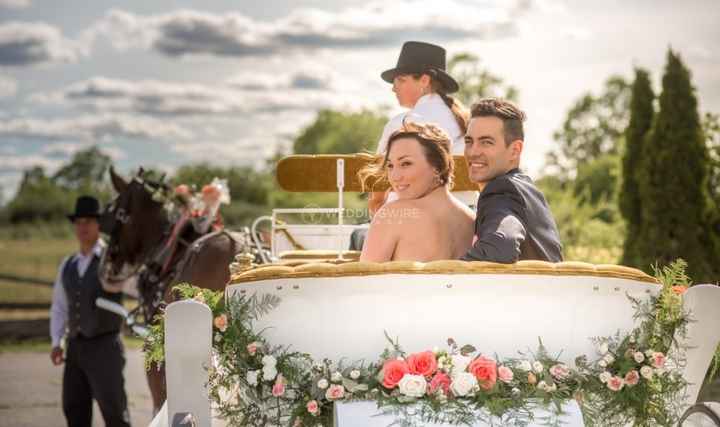 In a horse and carriage?