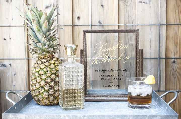 Signature Drink Sign