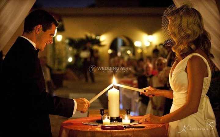 A unity candle?