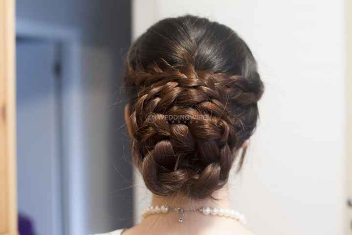 Braided updo