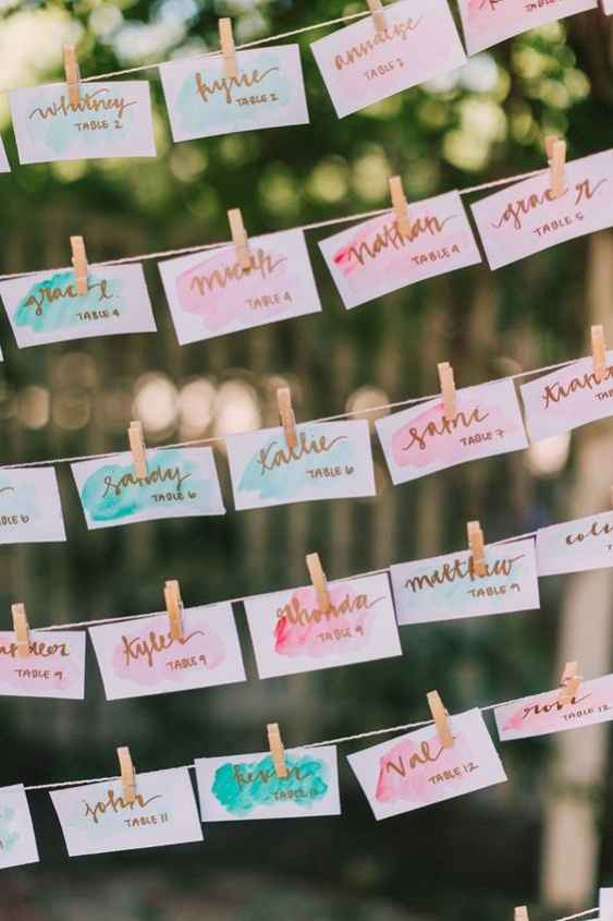 DIY Escort Cards
