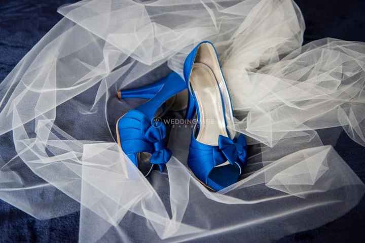 Blue shoes?