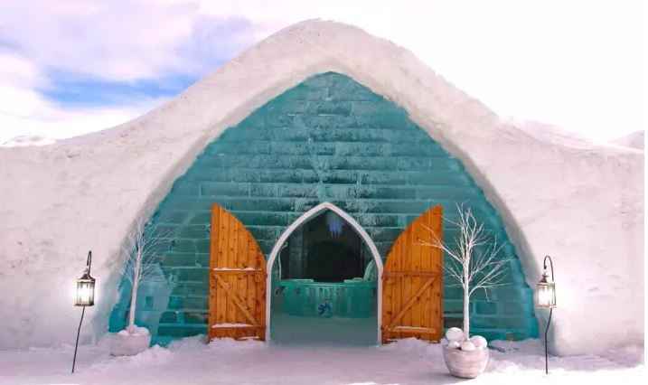 In an ice chapel?
