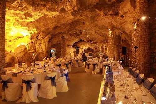 In a cave?
