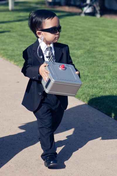 What will your ring bearer carry down the aisle?