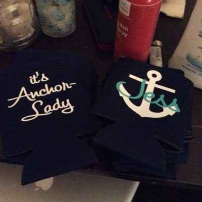Custom bachelorette koozies: