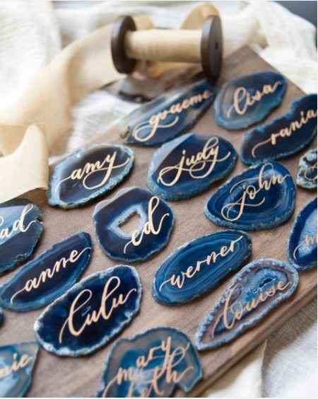 Agate Place Cards