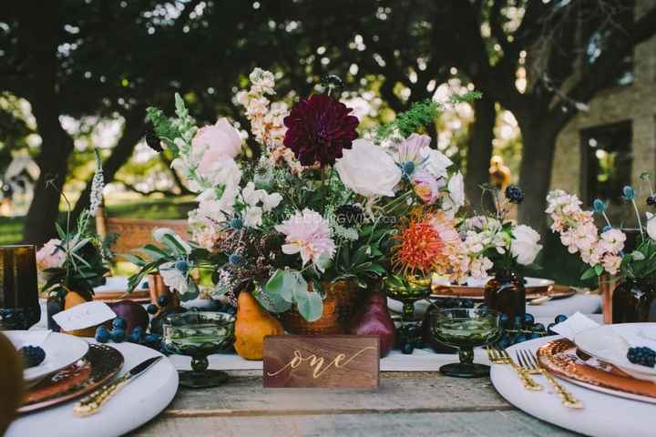 Wooden Table Numbers