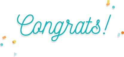 Congrats!