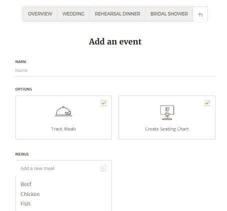 Event Settings