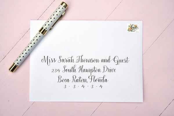 Wedding Invitation "and Guest"
