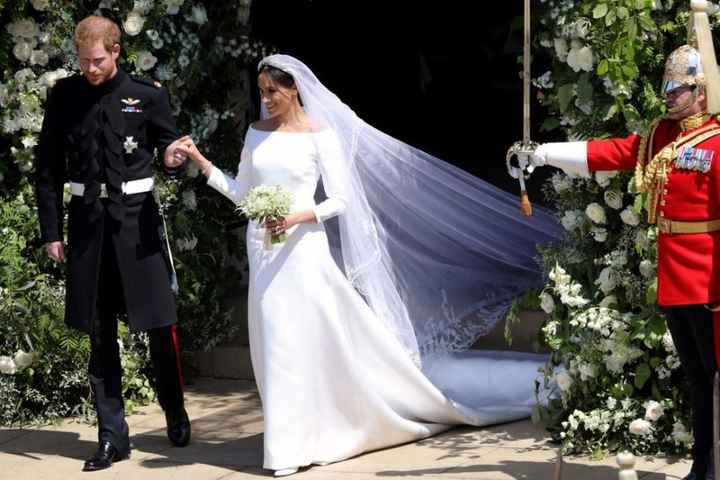 Or Meghan's dress?