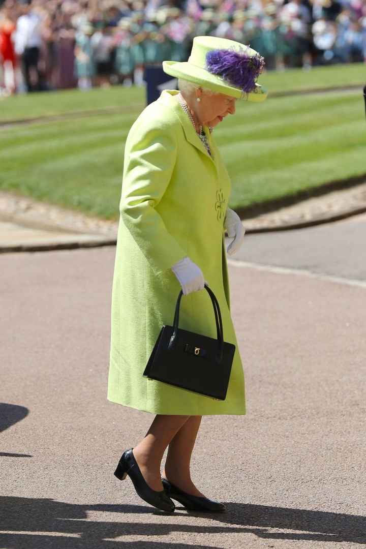 Or the Queen in bright green?