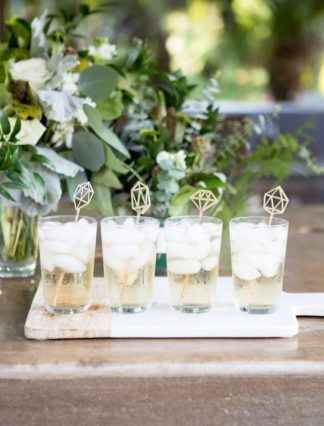 Geometric Drink Stirrers