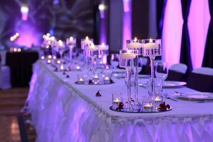 Purple Wedding Decor
