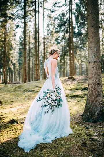 Blue Wedding Dress
