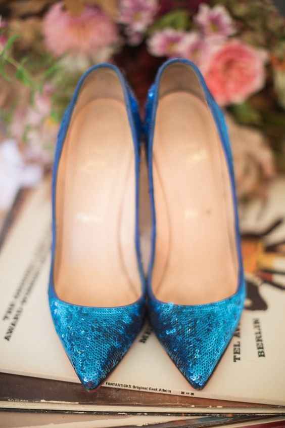Blue Wedding Shoes