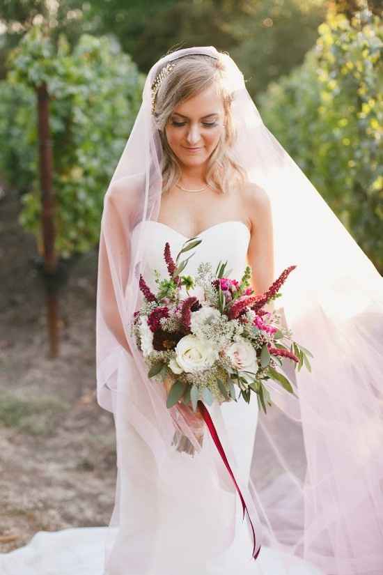 Blush Pink Veil