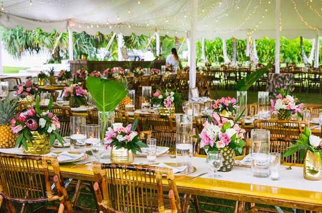 Tropical Centerpieces