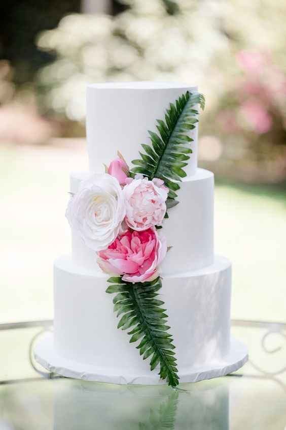 Tropical Wedding Cake