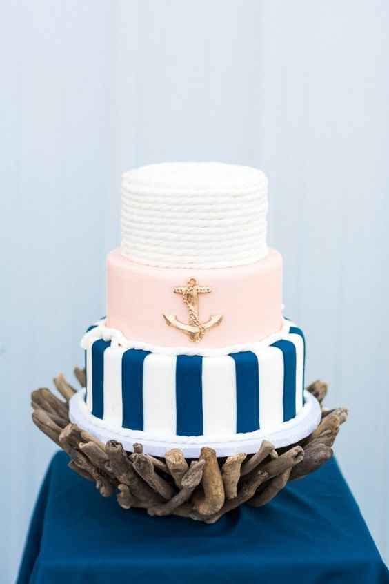 Nautical Wedding Cake