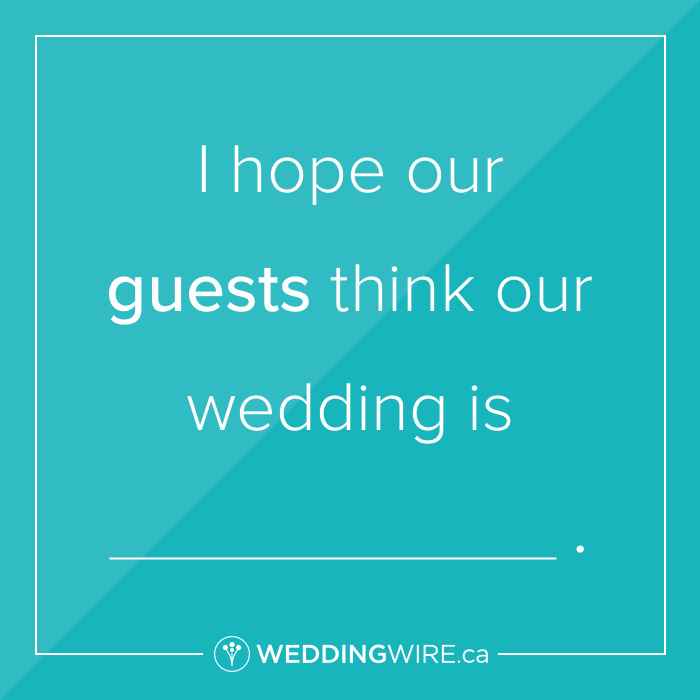 Fill in the blank!  Guests
