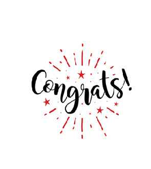 Congrats!