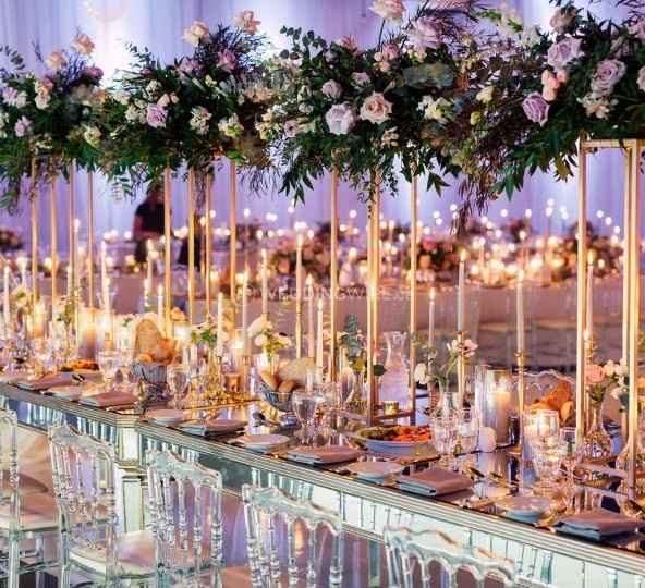 Tall Statement Centerpieces