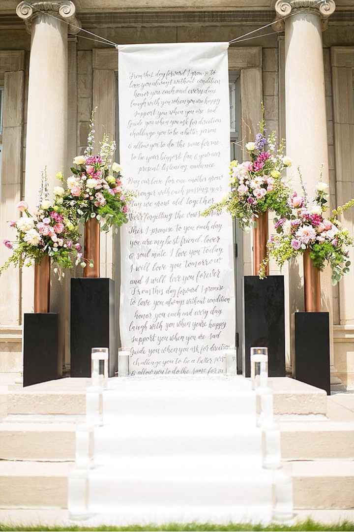 Vows Ceremony Backdrop