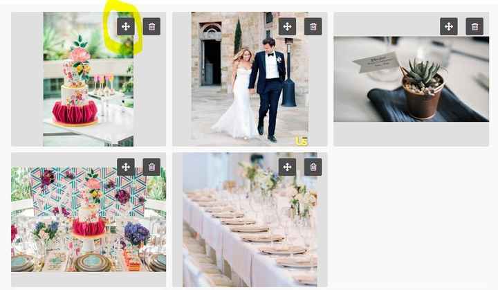 Change the display order of pictures in photo album