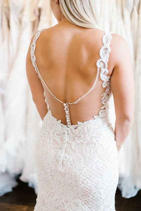 Stella York Wedding Dress - Back Buttons and Details