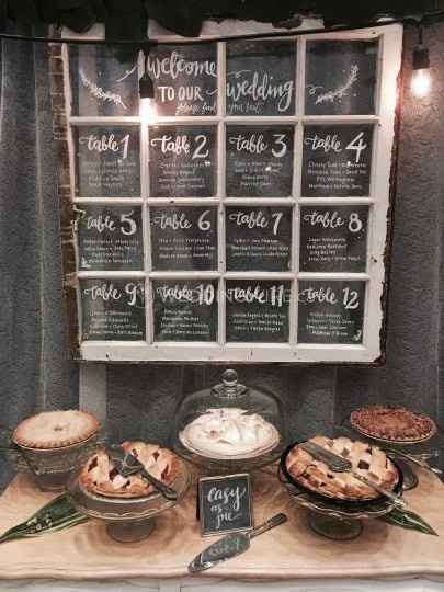 Pie Bar Dessert Display