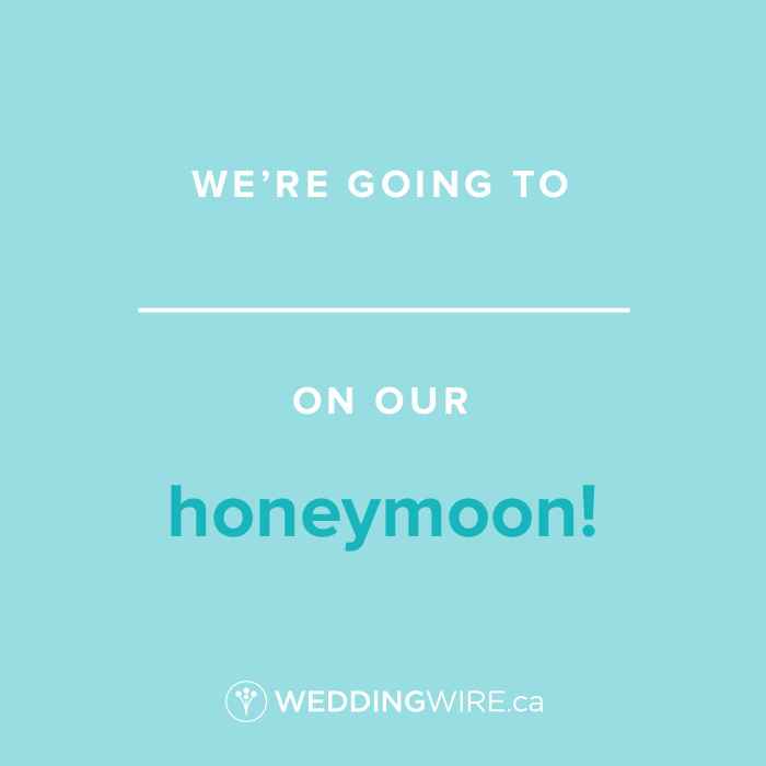 Fill In The Blank - Honeymoon