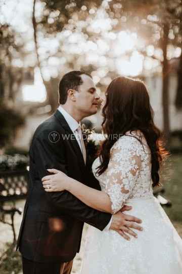 Wedding Dress with Long Lace Sleeves