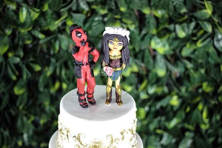 Comic Book Cake Topper
