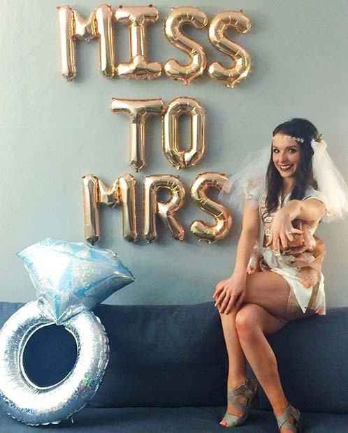 Bachelorette Party - Miss to Mrs Balloons