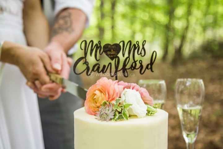 Cake Cutting Mr and Mrs Name Laser Cut Calligraphy Cake Topper