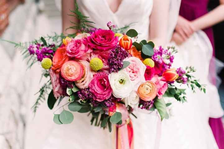 Wild Pink Spring Bouquet