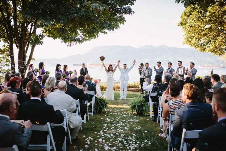 Outdoor Lawn Waterfront Ceremony