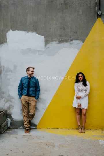 Downtown Engagement Photo